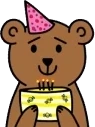 birthdaybear2 emote for Discord