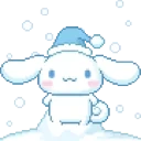 CinnaSnowman emote for Discord