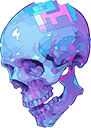 VaporwaveSkull emote for Discord