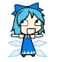 cirnoWASHERS emote for Discord