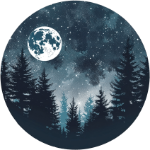 Nightforestlandscape emote for Discord