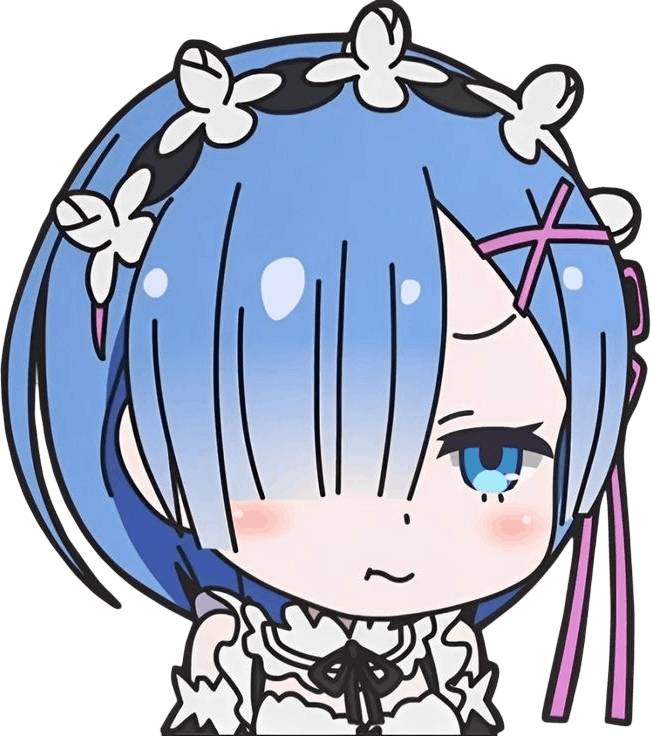 Thoughtfulrem emote for Discord