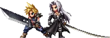CloudandSephiroth emote for Discord