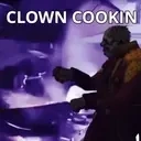 CLOWNCOOKIN emote for Discord