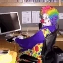 clownOUT emote for Discord