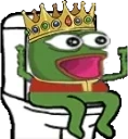 CLOGGERSKING emote for Discord
