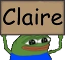 ClaireSign emote for Discord