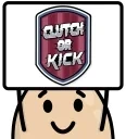 ClutchOrKickCheer emote for Discord