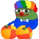 clowntaptap emote for Discord