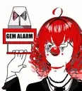 clownAlert emote for Discord