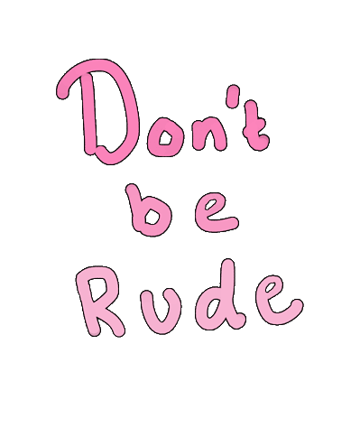 DontBeRude emote for Discord