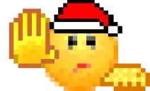 byeXMAS emote for Discord