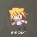 BYECHAT emote for Discord