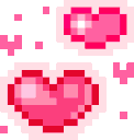pink_hearts emote for Discord