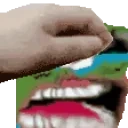 CEASEPETTING emote for Discord
