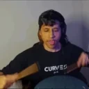 CrazyDrummerFrame emote for Discord