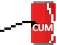 CumCoke emote for Discord