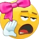 cuteBLABBERING emote for Discord