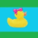 cuteDuckSwim emote for Discord