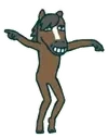 CursedHorseJAM emote for Discord