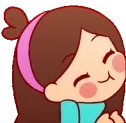 CuddleMabel emote for Discord