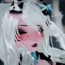 cuteDemonAriVibe emote for Discord