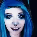 CuteAltGirlKissingYourA emote for Discord