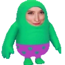 clainaRollingGuy emote for Discord