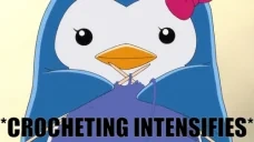 CROCHETINGINTENSIFIES emote for Discord