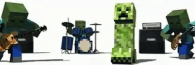 creeperBAND emote for Discord