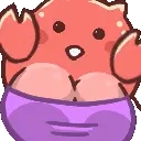 crabst3POGGIES emote for Discord