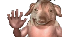 creaturePretendingToBeH emote for Discord