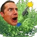drinnoBushPepega emote for Discord