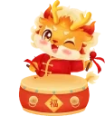DrumCNY24 emote for Discord