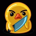 ducknife emote for Discord