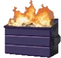 DumpsterFire emote for Discord