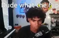 dudewhattheflip emote for Discord