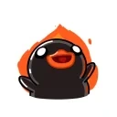 duckFIRE emote for Discord