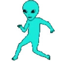 cyanAlien emote for Discord