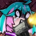 CyanGun emote for Discord