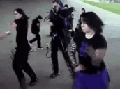 cybergothdanceparty1 emote for Discord