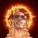 DJSegaStevieWonderHotterThanJuly emote for Discord