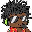 DJthinkge emote for Discord