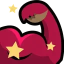 DNIWEMuscleR emote for Discord