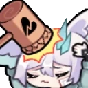 edenBonked emote for Discord