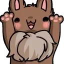 eeveeHYPE emote for Discord