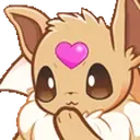 EeveeLove emote for Discord
