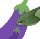 eggplantSucking emote for Discord