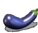 Eggplant emote for Discord