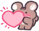 SquirrelHeart emote for Discord